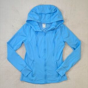 Sky Blue Women's Zip-Up Hoodie